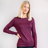 Fager Ida Long Sleeved Top Burgundy