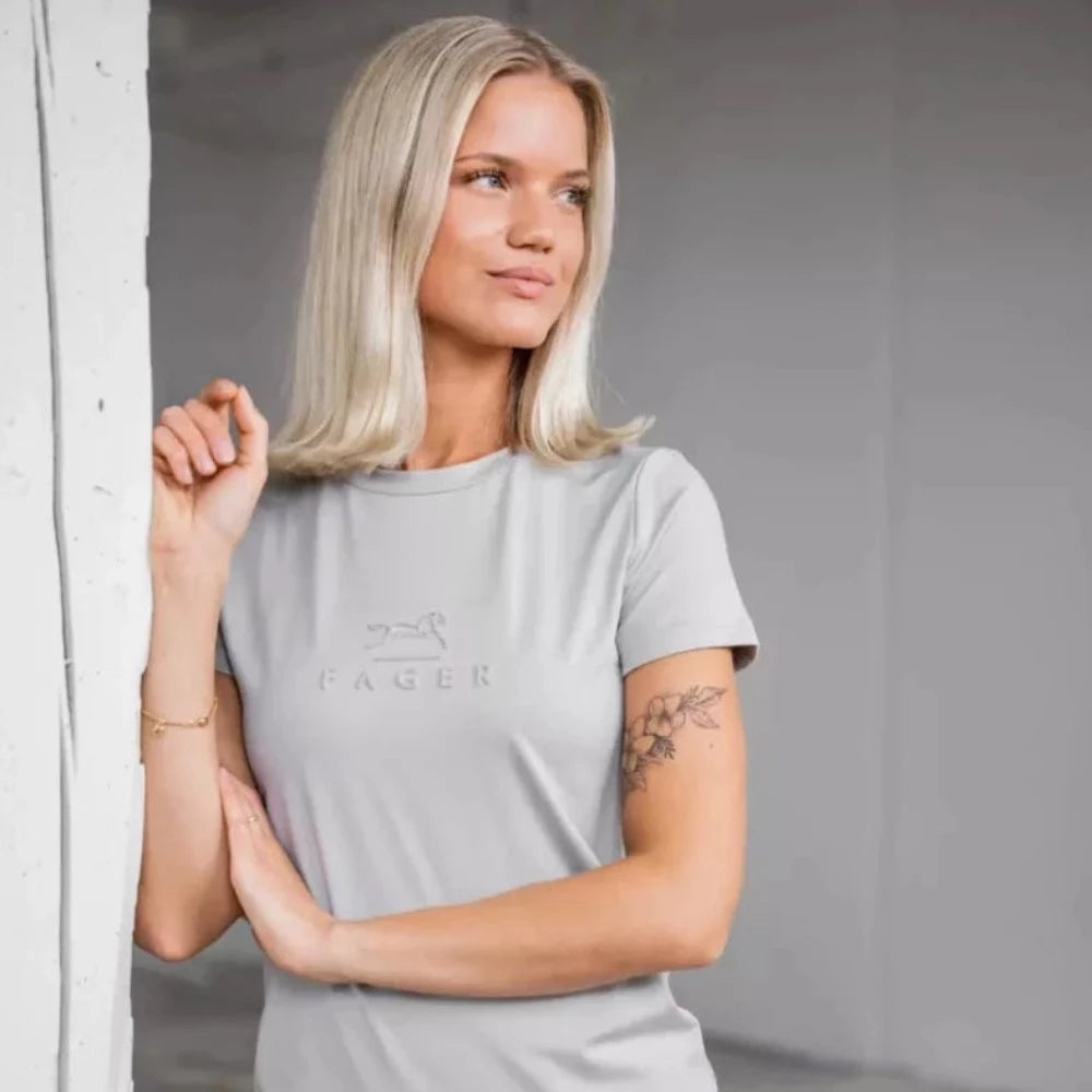 Fager Ida T-Shirt Short Sleeved Grey