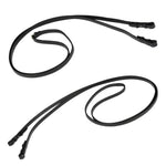 Stubben Curb Reins Leather Set Flat Narrow