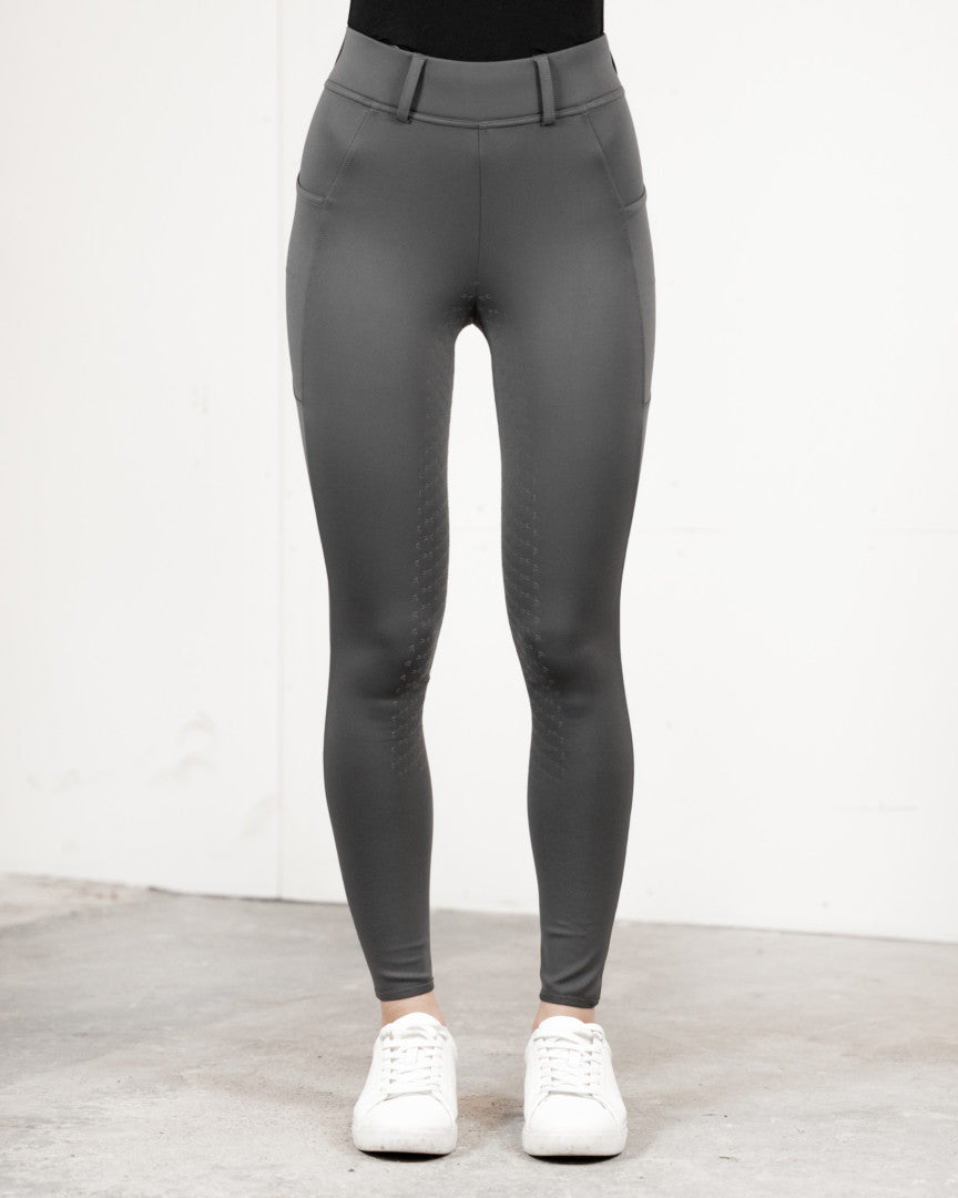 Loui Active Leggings Dark Grey Half Seat