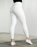 Loui Active Leggings White Half Seat