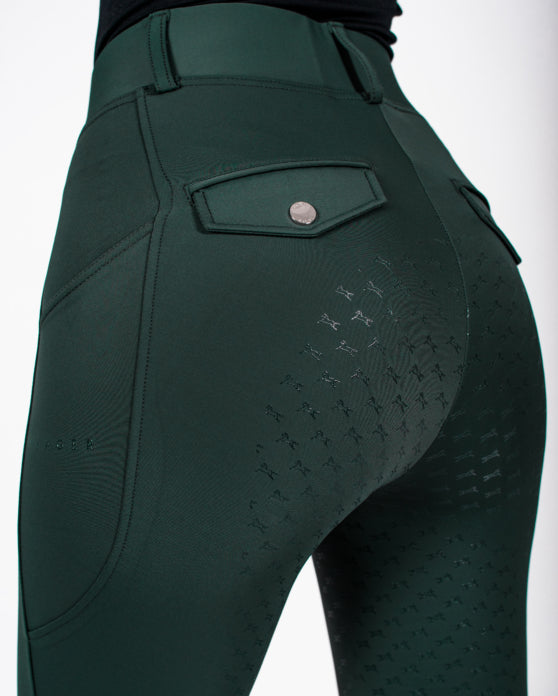 Loui Active Leggings Green Half Seat